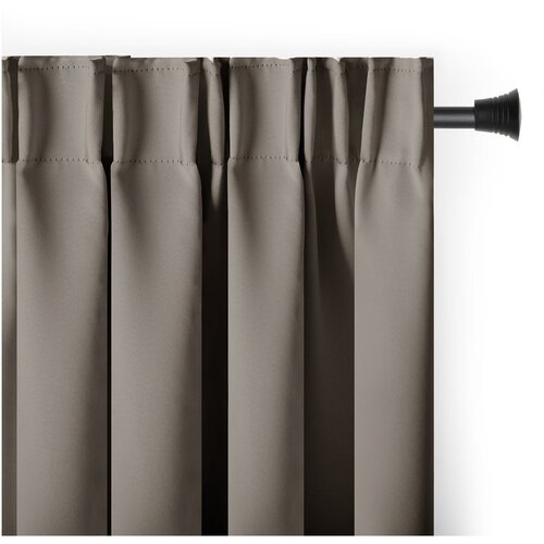 Restilo Sivorjava zatemnitvena izolacijska zavesa 140x270 cm Pleat &amp;ndash; Slike