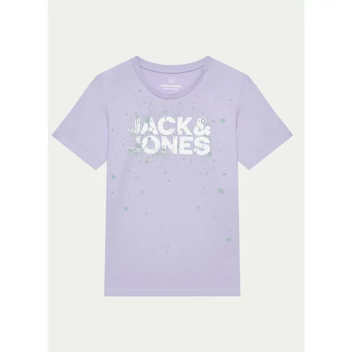 Jack & Jones Majica Jcosplash 12257415 Vijolična Regular Fit