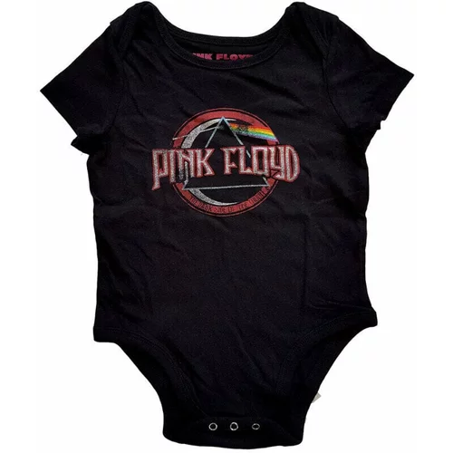 Pink Floyd Košulja Dark Side of the Moon Seal Baby Grow 0-3 Months Crna