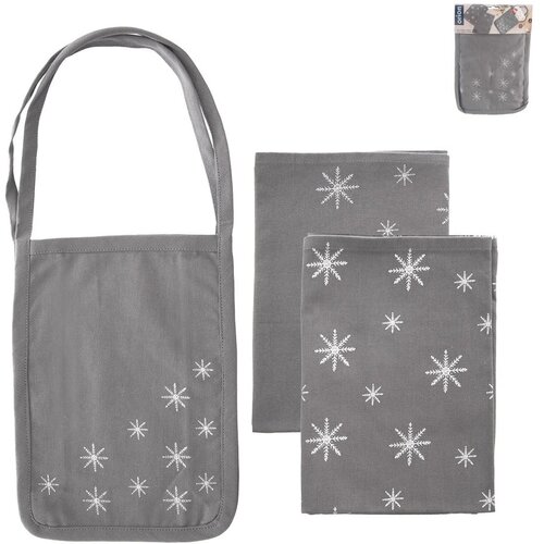Orion Pamučne kuhinjske krpe s torbom u setu s božićnim motivom 50x70 cm &amp;ndash; Slike