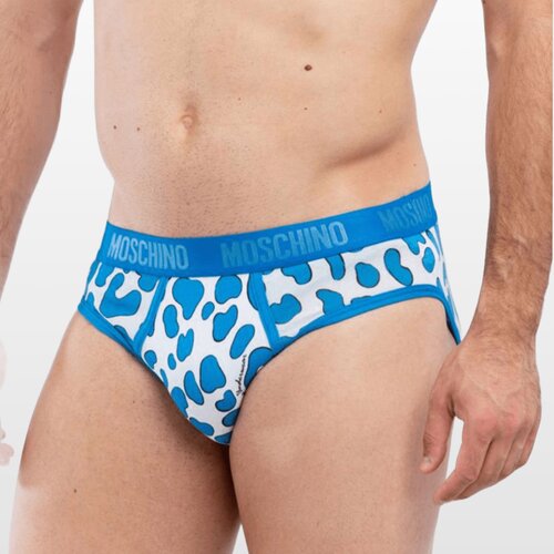 Moschino slip gaće sa dezenom, svetloplavi Slike