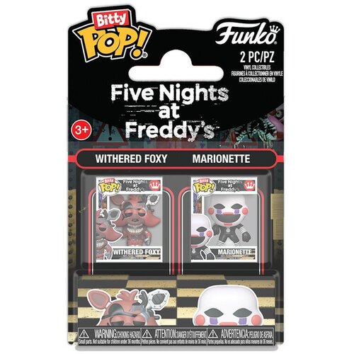 Funko Bitty Pop set 2 figurice Five Nights at Freddy&amp;rsquo;s - Withered Foxy i Marionette Slike