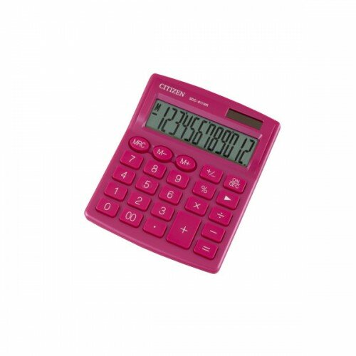 Stoni kalkulator Citizen SDC-812 color roze Slike
