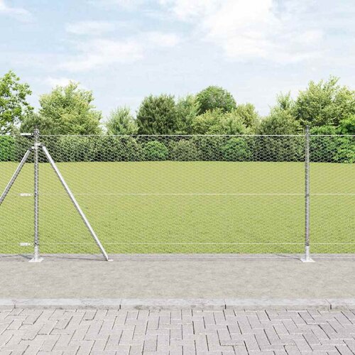  Heksagonalna ograda s betonskom osnovom 50 x 1 m Srebrna Mreža Cene