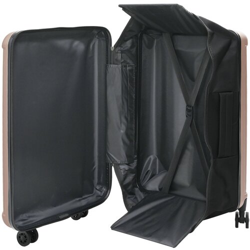 VidaXL Sklopivi kofer s tvrdom ljuskom 28&amp;#039;&amp;#039; Ružičasti 50 x 30 x 76 cm ABS Slike