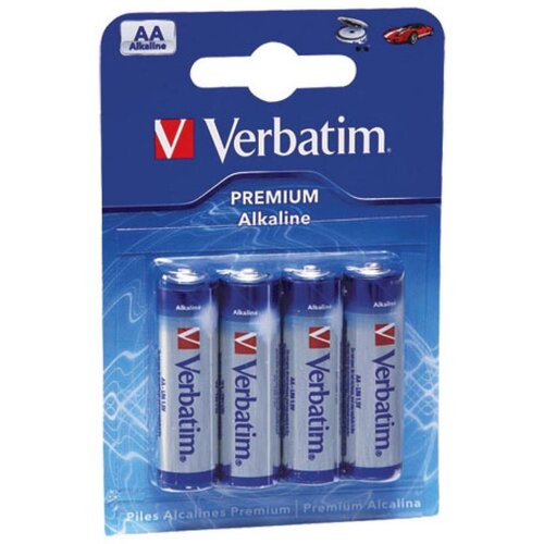 Verbatim Baterija LR 6 alkalna AA 1/4 blister Slike