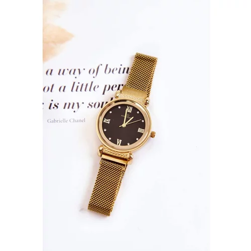 Kesi Giorgio & Dario Women's Watch With A Magnet Bracelet Gold-Black