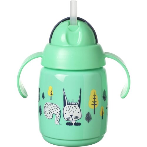 Tommee Tippee Superstar Straw Cup šalica sa slamkom za djecu 6m+ Green 300 ml Cijene