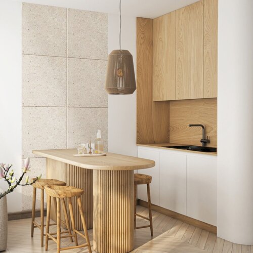 Styler Tekstilni akustični paneli 2 kom 60x60 cm Terrazzo &amp;ndash; Slike