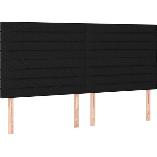 vidaXL Krevet s oprugama i madracem crni 180x200 cm od tkanine Cijene