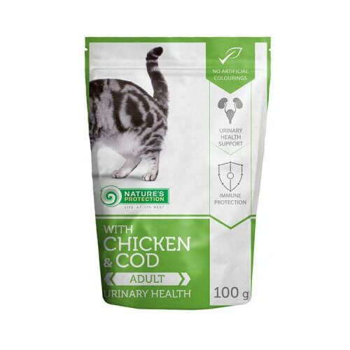 Natures Protection kesica za mačke urinary - piletina i bakalar 100g Cene