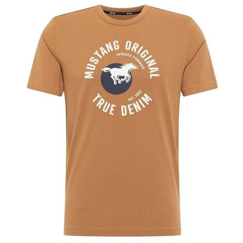 Mustang Majice s kratkimi rokavi Alexia C Print Kostanjeva Cene