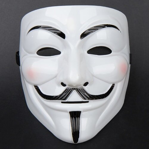  Anonymous maska - bijela Slike