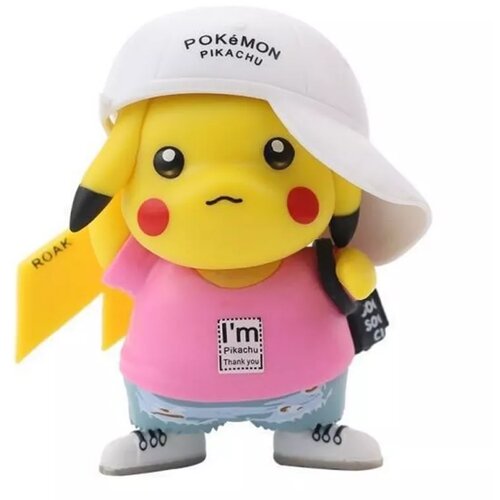 Prestige Figures Pokemon - Pikachu Wearing A Hat Pink Shirt (8cm) Cene