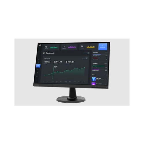 Lenovo Monitor D24-45 60,45 cm (23,8&amp;quot;), 1920x1080 (FHD), 250cd/m2, VA, 16:9 3000:1 5ms HDMI 1.4 VGA 75Hz 72 NTSC AMD FreeSync (67A4KAC6EU) Slike