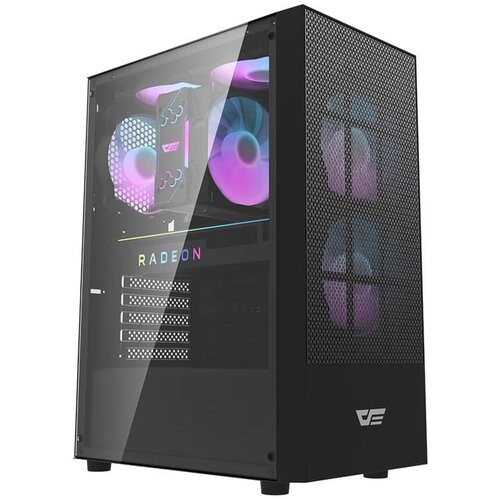 Darkflash Computer case A290 kućište crno s 3 ventilatora, bez napajanja Cijene