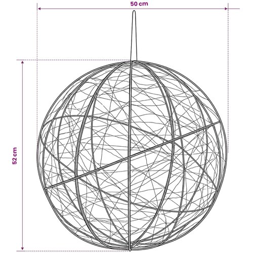  Božićni vrh svjetla 750 LED lampica Hladno bijela &amp;Oslash; 50 x 52 cm Slike
