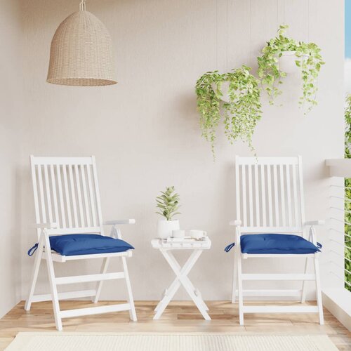 vidaXL Jastuci za stolice 2 kom plavi 40 x 40 x 7 cm od tkanine Oxford Cijene