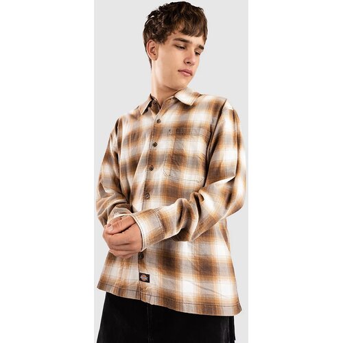Dickies Gulfport Flannel Srajca chocolate brown Slike