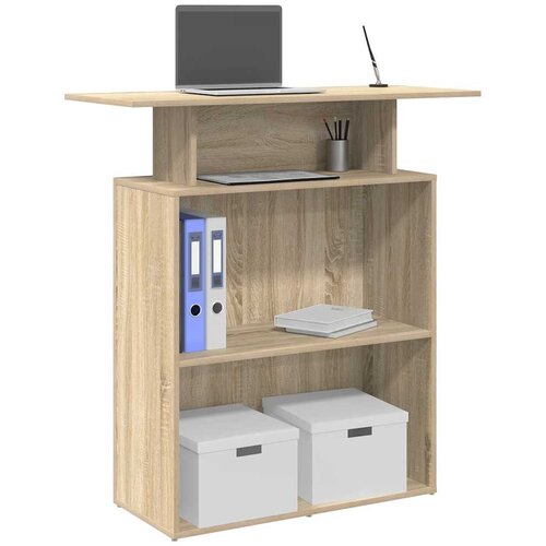  Recepcijski stol Sonoma hrast 100x40x104 cm Konstruirano drvo Cijene