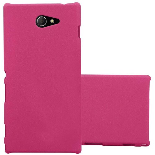 Cadorabo Case, združljiv s Sonyjem v Frosty Pink - Hard Case za&scaron;čitni pokrov v zmrznjenem videzu proti praskam in udarcem, (20564291) Cene
