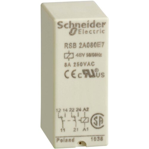 SCHNEIDER APC 10 kosov Vtični rele Schneider Electric RSB2A080E7, (20888966) Slike
