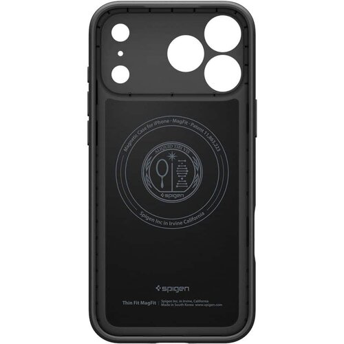 Spigen Thin Fit MagSafe maska za iPhone 17 Pro ACS10339 - crna Slike