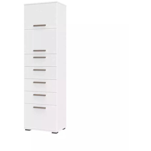 Jela VITRINA ARC F8 (VE BARV)-Bela mat lak Slike