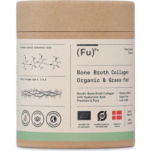 Functional Future ApS Premium Nordic Beef Bone Broth s kolagenom in hialuronsko kislino - v prahu, bio - 250 g Cene