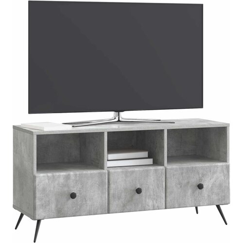  ormar Betonska siva 102 x 34,5 x 50 cm Konstruirano drvo Slike