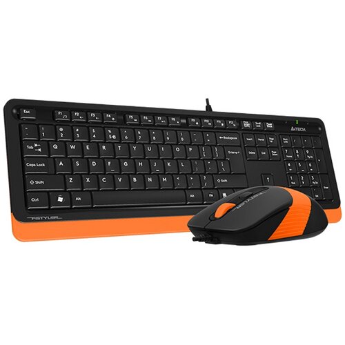 A4Tech F1010 fstyler usb us narandžasta tastatura + usb narandžasti mi&amp;scaron; Slike