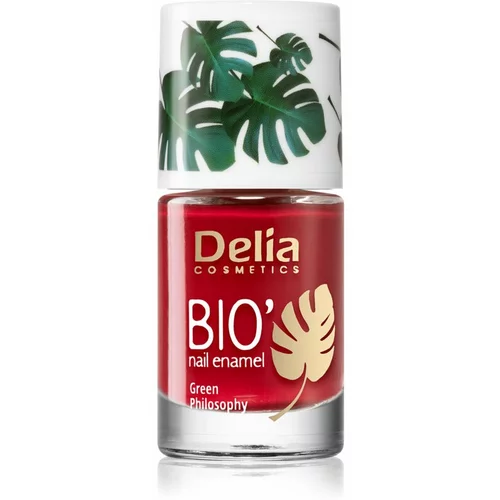 Delia Cosmetics Bio Green Philosophy lak za nohte odtenek 611 Red 11 ml
