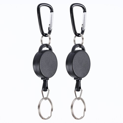 INF Zložljiv obesek za ključe s karabinom, 2 paketa Black, (21245880) Cene