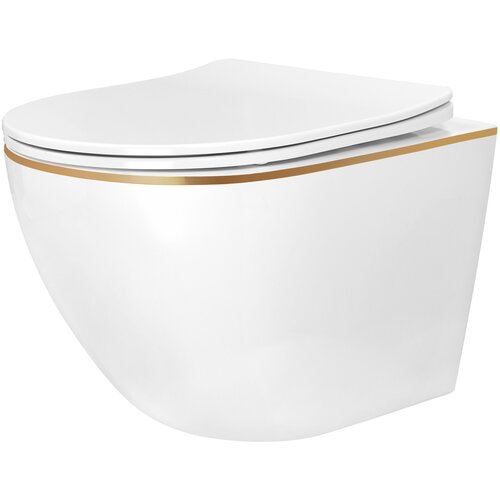Rea Viseća WC školjka Carlo Mini Tornado NFQ GOLD EDGE Cijene