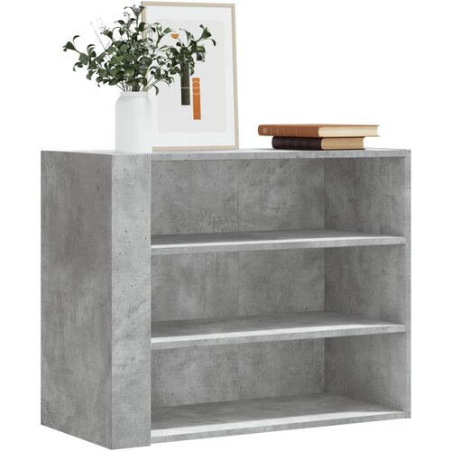 Furnova Stenska omarica betonsko siva 75x35x60 cm inženirski les, (21950098) Cene