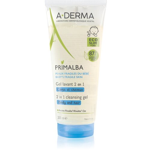 A-derma Primalba Baby gel za umivanje za telo in lase za otroke 200 ml Cene