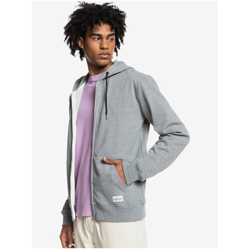 Quiksilver Grey Men&amp;#039;s Brindle Hoodie - Men Slike