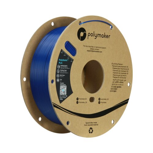 Polymaker PolySonic PLA Blue Slike