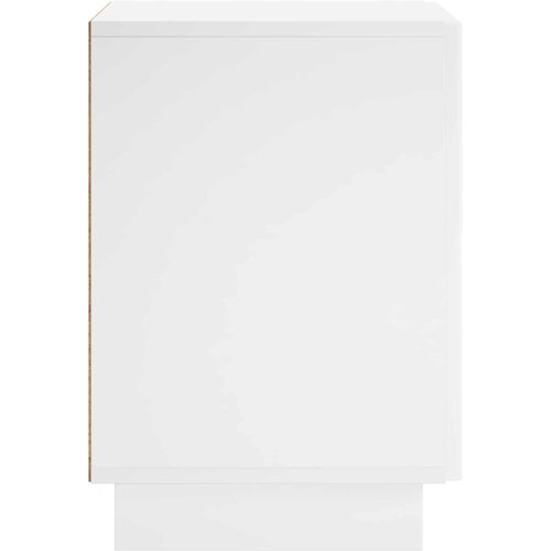  Noćni ormar 2 pcs Bijela 33,5 x 34,5 x 50 cm Konstruirano drvo Slike