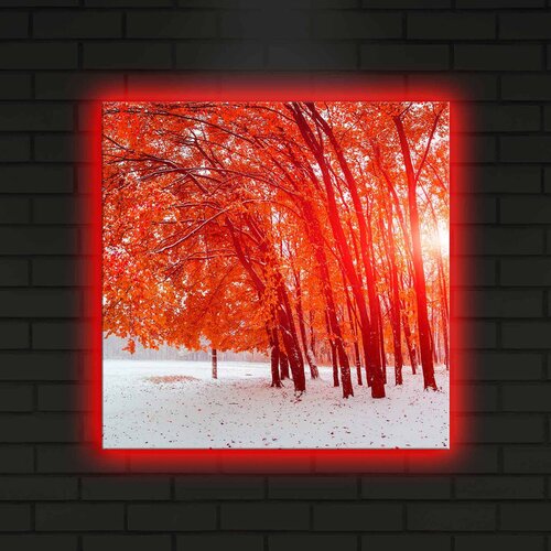 Wallity Zidna slika sa LED osvetljenjem 4040DACT-14, 40x40 cm Cene
