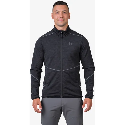 HANNAH Black men's sweatshirt with zipper Damar