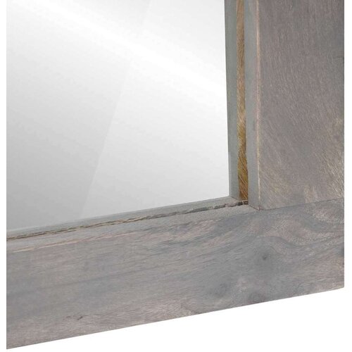 VidaXL Zrcalo za kupaonicu s ogledalom Siva i srebrna 50 x 70 x 3 cm Slike