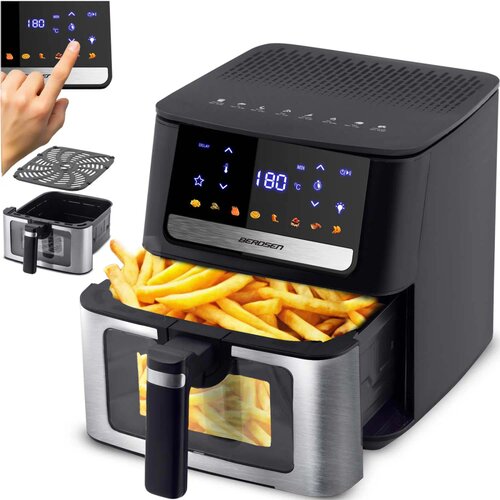  Friteza na vrući zrak 6,5l Berdsen 1700W BD-655 crna Cijene