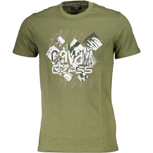 Cavalli Class T-SHIRT SHORT SLEEVE MAN GREEN Cene