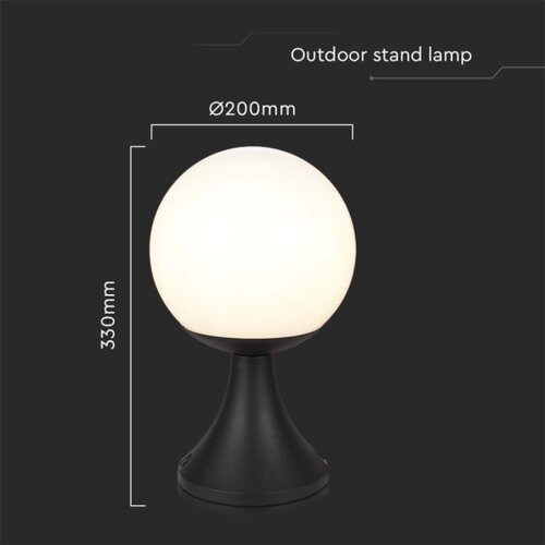  Spoljna lampa 1xE27/60W/230V IP44 33 cm crna Slike
