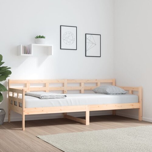 vidaXL Dnevna postelja trdna borovina 80x200 cm Cene