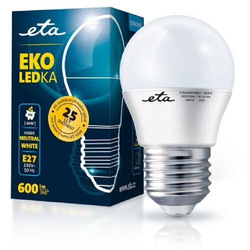 ETA LED žarnica 7W E27 [nevtralno bela, 4000K, 600lm] Cene