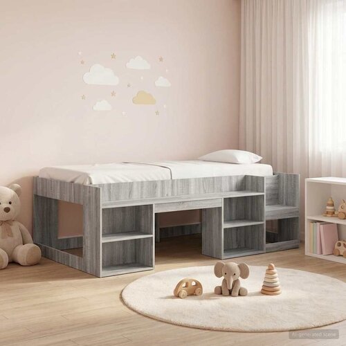  za djecu s ladicama Siva Sonoma 80 x 200 cm - Siva Sonoma 80 x 200 cm Cijene