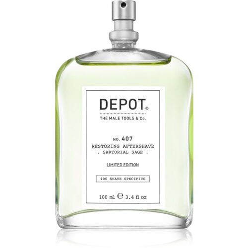 Depot No. 407 Restoring Aftershave osvježavajuća voda poslije brijanja Sartorial Sage 100 ml Slike