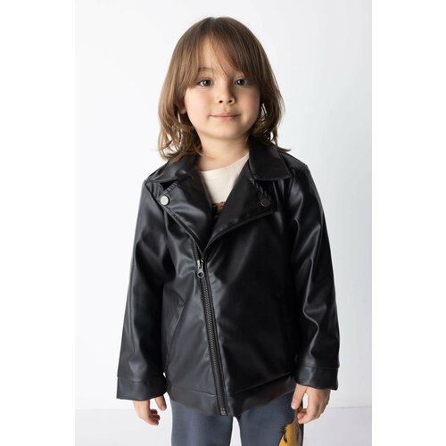 Defacto baby boy faux leather coat Slike